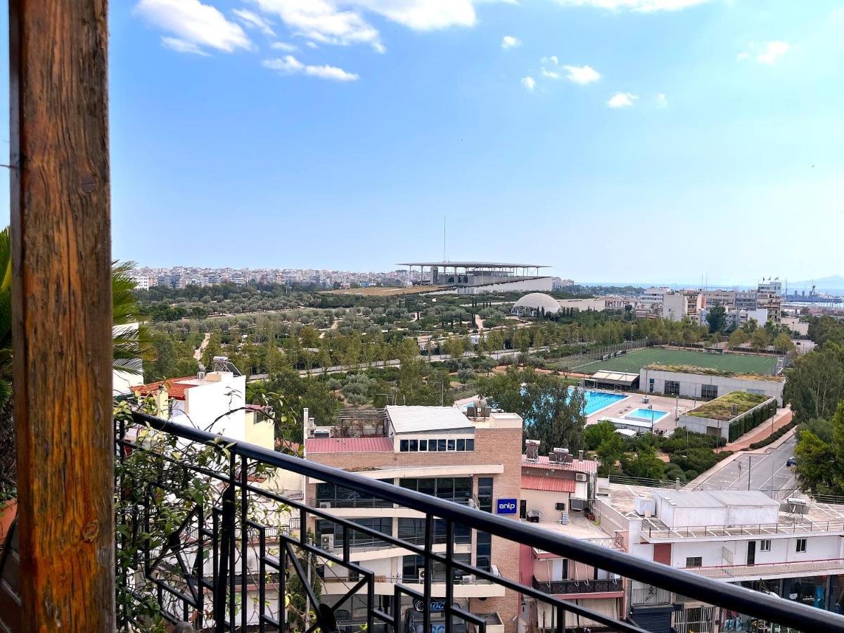 The Best Penthouse View Near Stavros Niarchos Foundation Athens Exterior photo